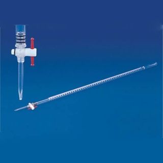 PolyLab Plastic Burette 100 ml Acrylic Body