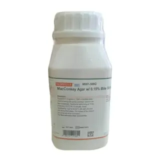 Himedia MacConkey Agar with 0.15% Bile Salts, CV and NaCl, 500 gm